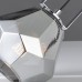 Επιτραπέζιο φωτιστικό με φιμέ απόχρωση γυαλιού και στέλεχος χρώμιο Diamondra ACA | V371481TG